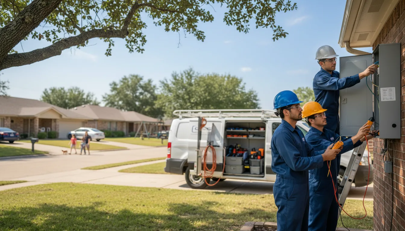 Certified electrician providing emergency electrical services in Chambers, NE